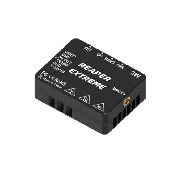 Foxeer Reaper Extreme 4.9~6G 3W 80CH VTx Video High Power Remote with Built-in for RC Drones Kits